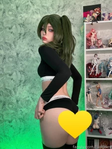 Left or right cosplay nsfw anime egirl sexy tights stockings booty part 1