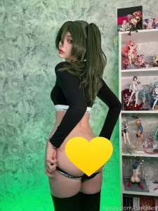 Left or right cosplay nsfw anime egirl sexy tights stockings booty