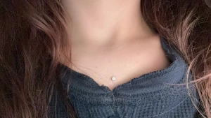 I changed my dermal piercing jewelry today it was a 2 hour drive each