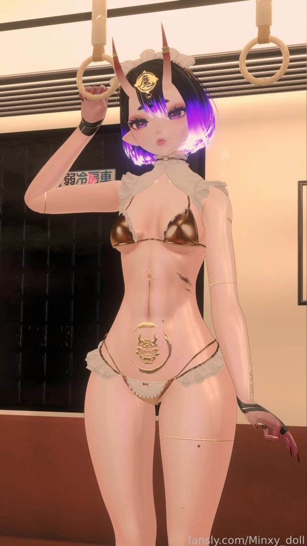 Train is fun won t you agree fyp onigirl vr train maid part 4 