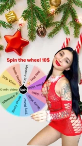 Feel the magic of christmas spin our festive christmas wheel for just