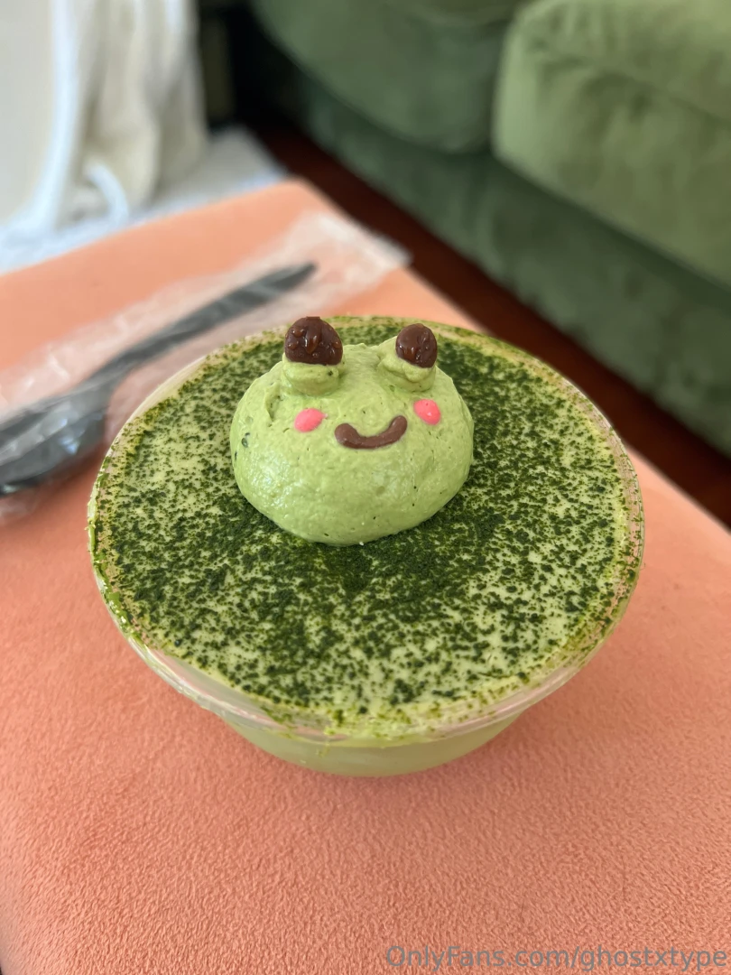 Guys look at my matcha tiramisu 