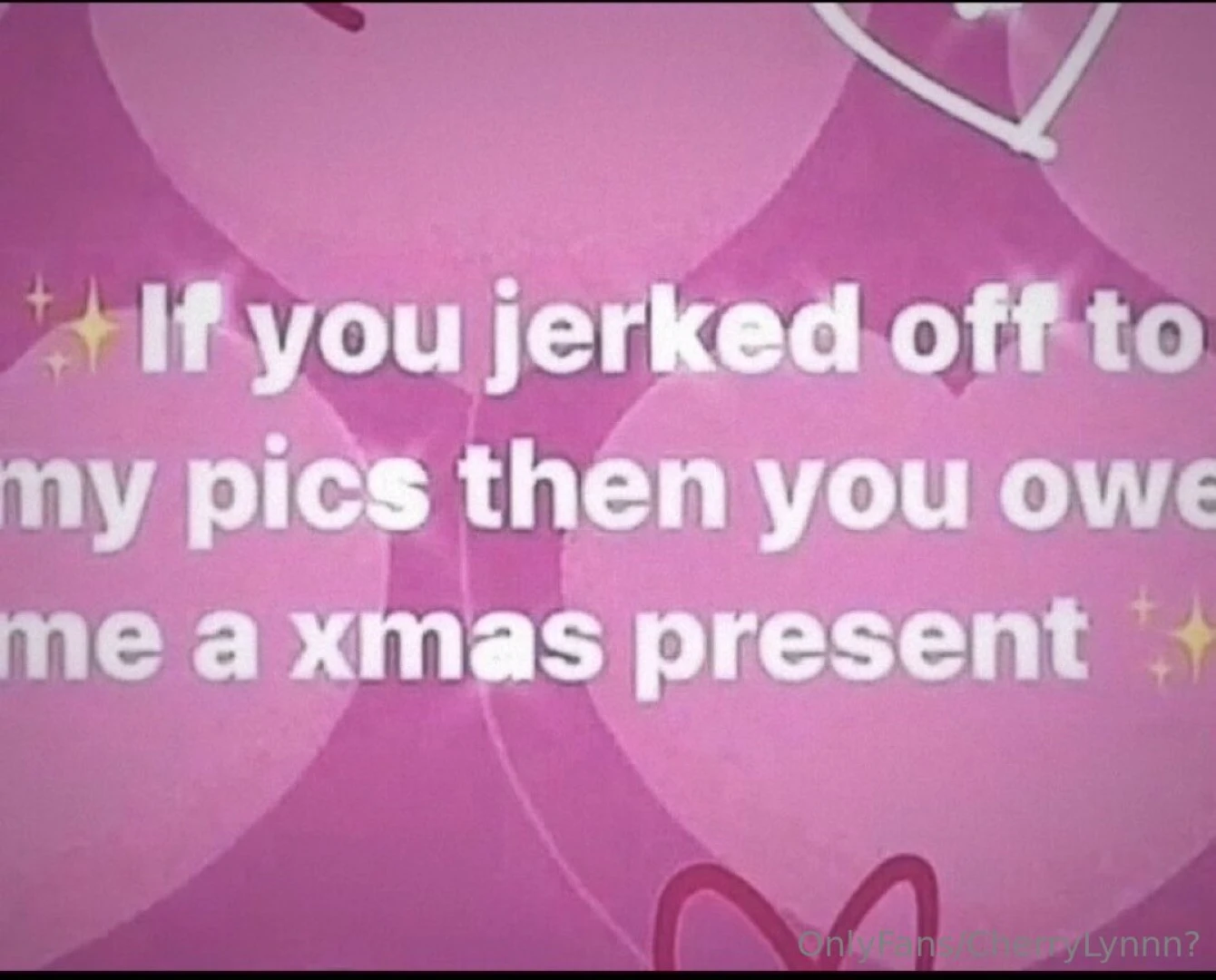 Happy holidays dont forget to spoil ur big titty online gf lt 3 