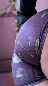 Cheeked up in tight purple boxers c ass boxers butt pale petite part 1