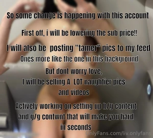 And if you want something in particular tip me 5 for a message back