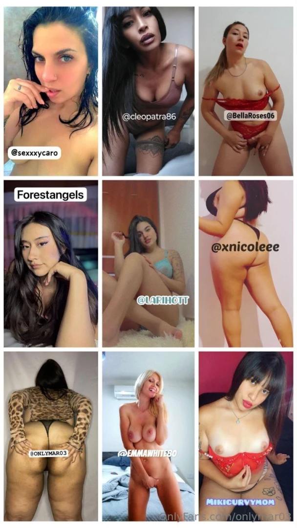 Sexxxycaro cleopatra86 bellaroses06 forestangels larihott xnicoleee 