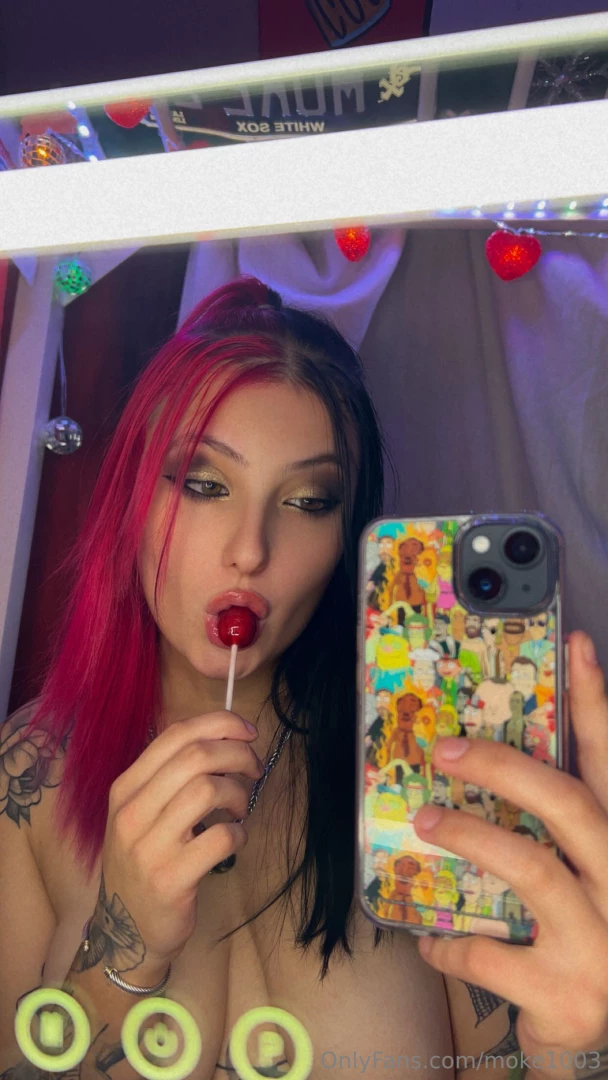 Guess which lips this sucker ended up in between 