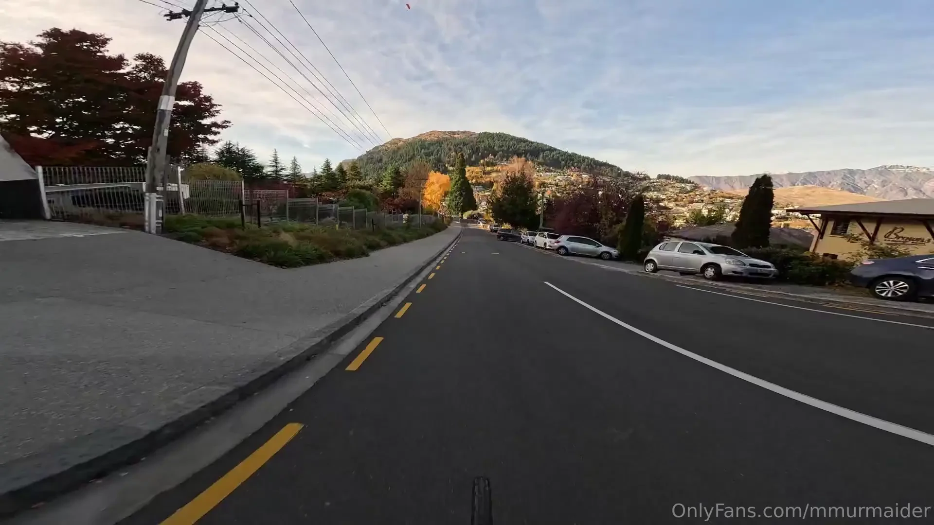The very first ride on my new bike one lap down skyline in queenstown 