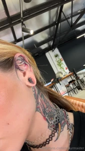 New tattoos this is just the stencils i ll show you the finished ones