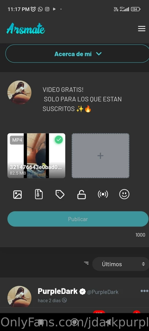 V deo gratis para mis suscriptores de arsmate https arsmate com 