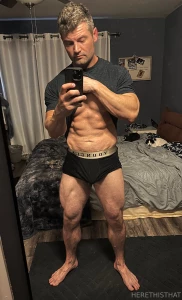Quad and calf veins poppin