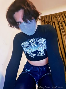 I really liked this outfit blue and black part 3