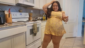 Vid 168 bbw feedee tradwife goes wild - dancing and stuffing length - part 10