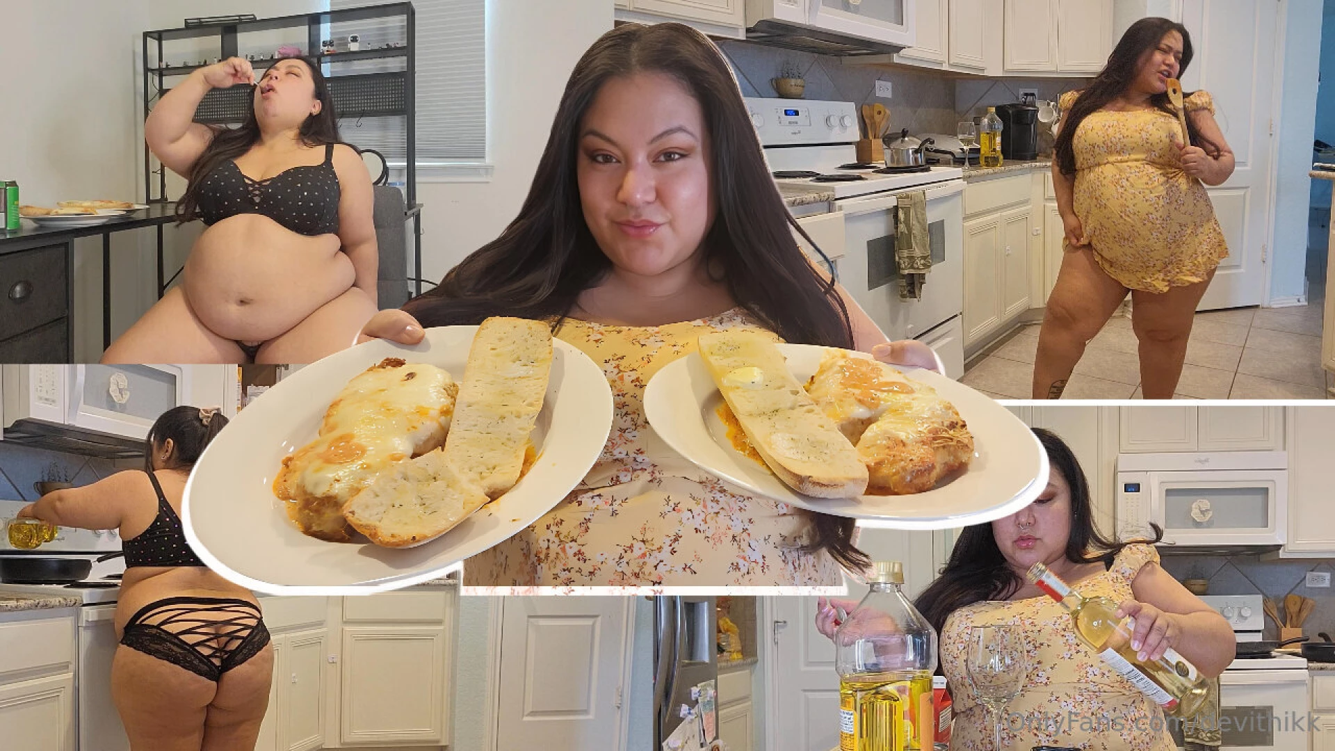 Vid 168 bbw feedee tradwife goes wild - dancing and stuffing length - part 6 