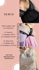 Tilbud p telefonsex obs p at det foreg r over telefon eller snapchat