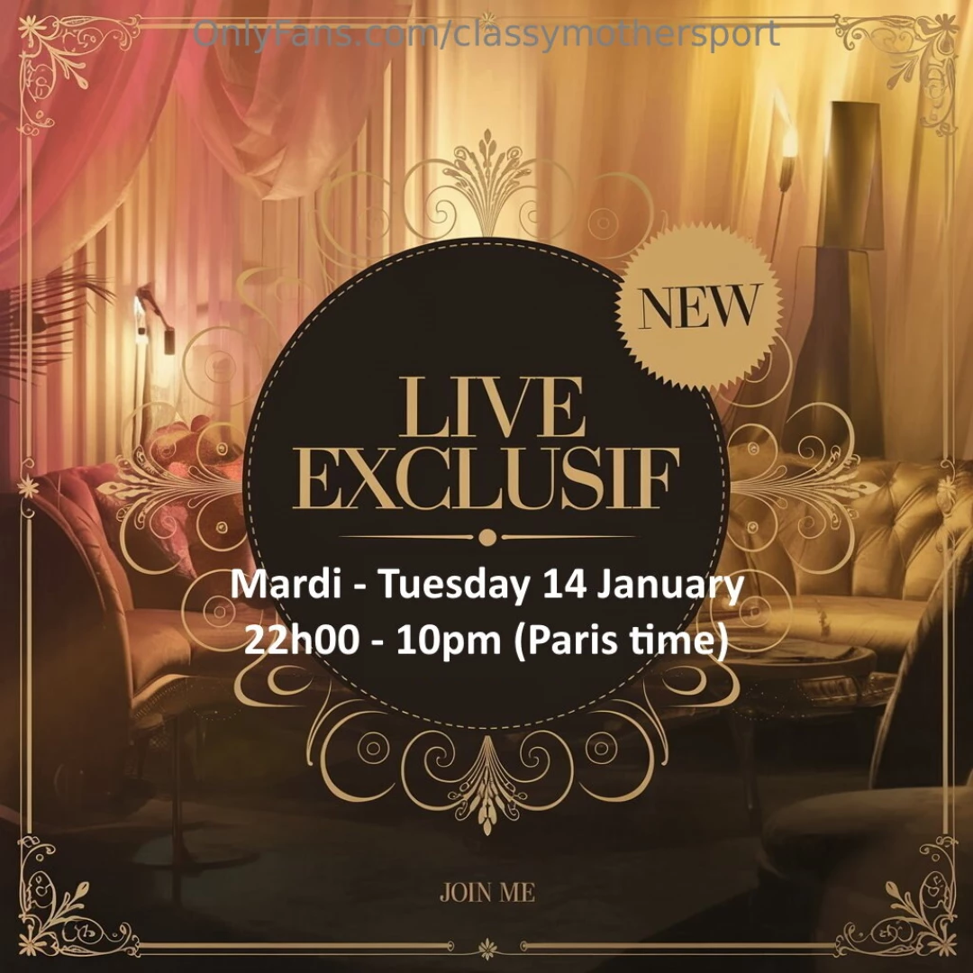 Reminder for our monthly live next tuesday january 14th join me live 