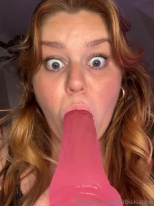 So horny that i had to deepthroat my dildo and it got sooo sloppy wet part 1
