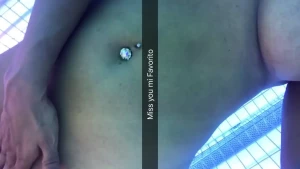 A little video i sent mi favorito while tanning snapchat