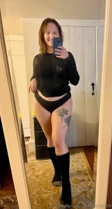 After playing in the snow today all black makes me feel sexy part 1