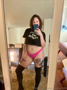 Couldn t decide if i liked the black mesh or pink panties better