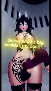 Everything is huge when it comes to me erp vrchat vtuber futanari