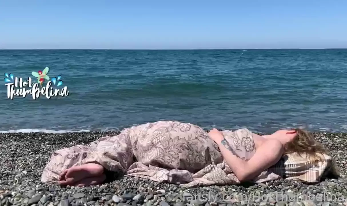 I took my bedding today and lay naked right on the beach it was an 