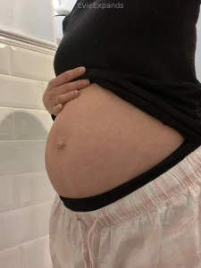 So round so tight and swollen