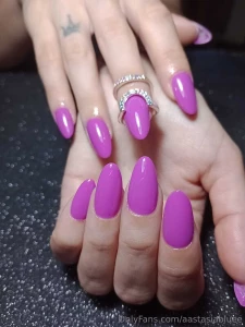 My day started at the beauty salon today do you like the color of my