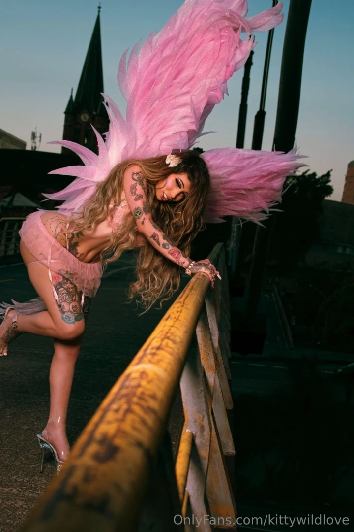 This little angel is waiting for you to take off her thong 