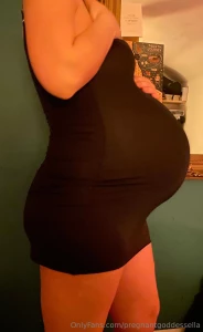 How did i look 9 months pregnant with just one wait till the