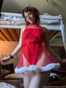 Is it too late to post pics of me in this santa dress 3 probably part 1