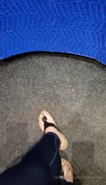 Little tease outside the car in my birks part 24 