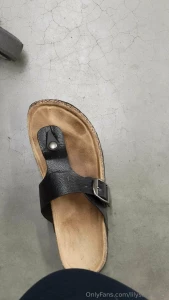 Little tease outside the car in my birks part 12