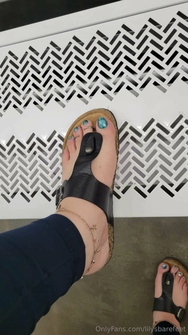 Little tease outside the car in my birks part 15 