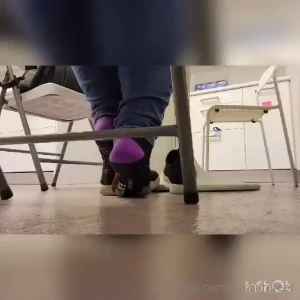 lilysbarefeet - 22 videos of shoe and sock removal at work collection i like to make part 21 