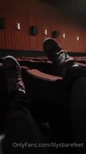 lilysbarefeet - Movie theatre joi let me jerk you off with my feet the middle of the 