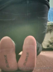 My feet at work i like to take my shoes ans socks off alot part 12