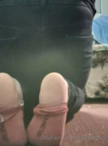 My feet at work i like to take my shoes ans socks off alot part 9