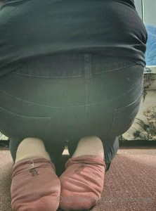 My feet at work i like to take my shoes ans socks off alot part 8