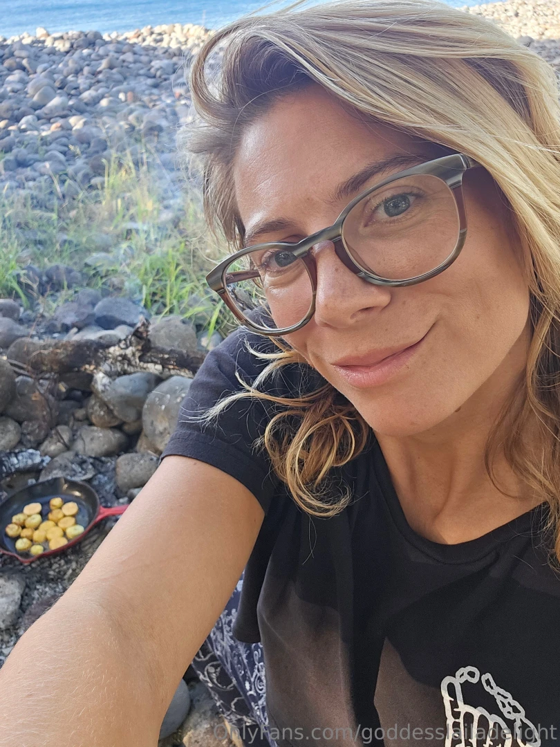 I love cooking outside 