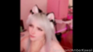 He made me dress up as a cat and punished me hard blonde teen petite part 1
