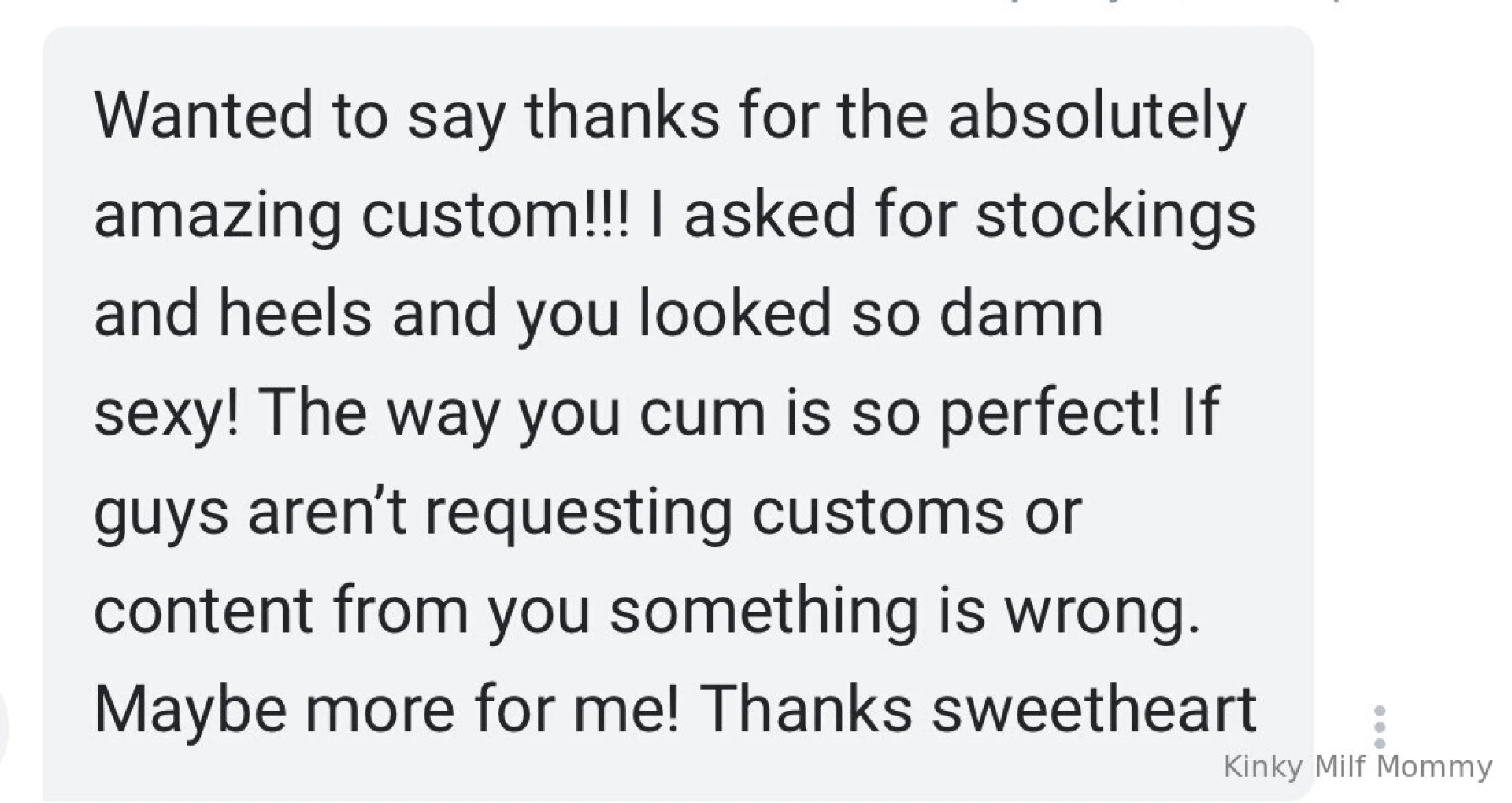These are my latest reviews - i am doing a custom special now - only 