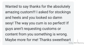These are my latest reviews - i am doing a custom special now - only