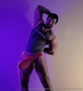 Practicing some stretching routine in all the colours of the rainbow part 13
