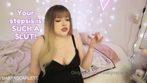 babyxscarlettfree - Your stepsis needs help practicing for a date https onlyfans com 