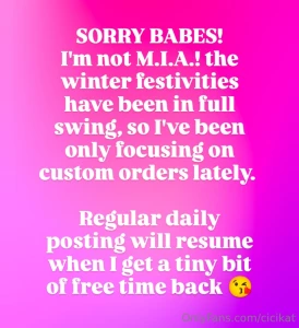 I m not gone just busy i m still here for you the last week or so i ve part 1