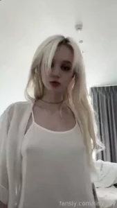 Shall we dance to some nice music together cosplay fyp egirl blond