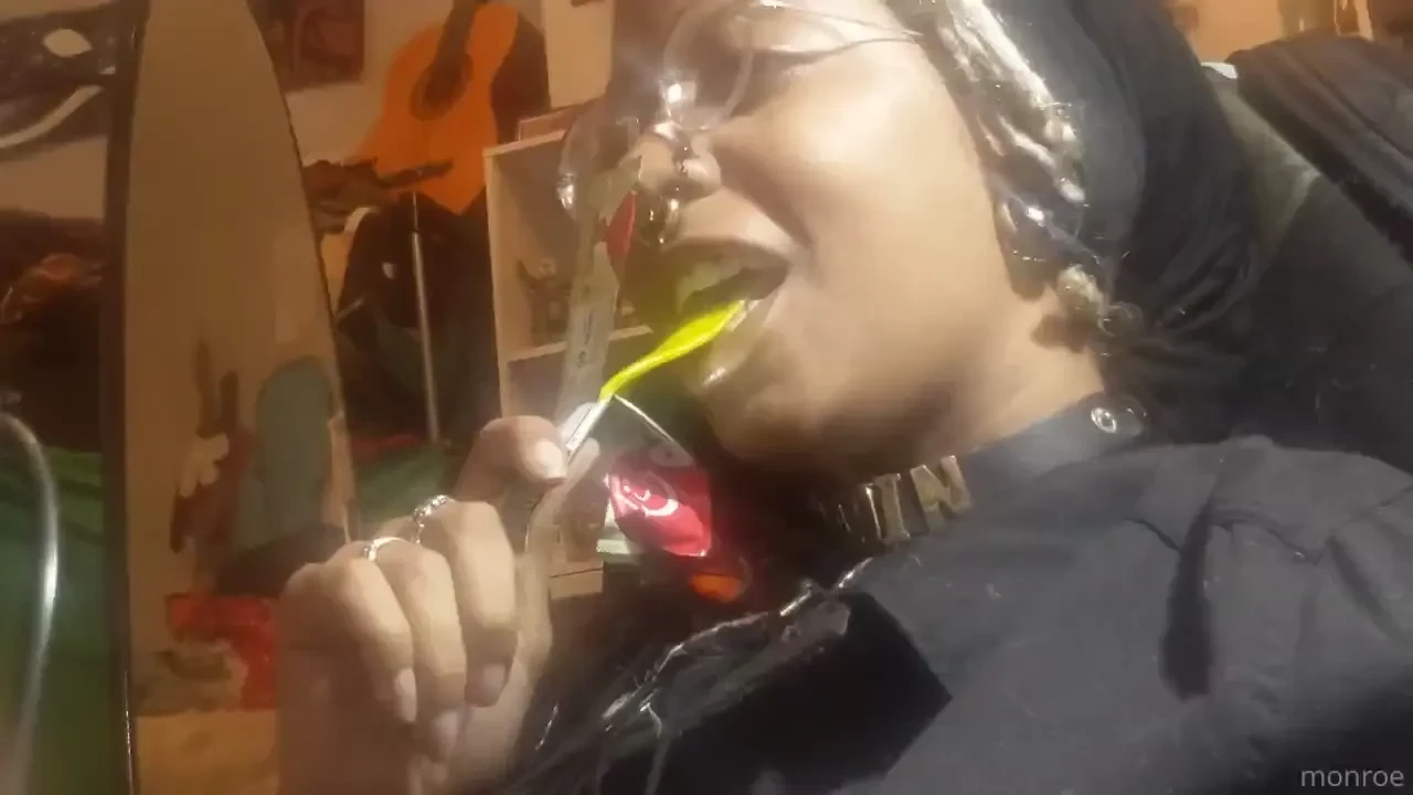 Just being super high and giggly while i eat some candy 