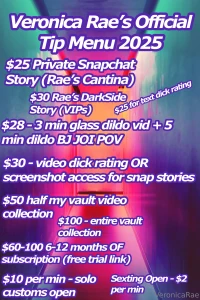 My official updated tip menu