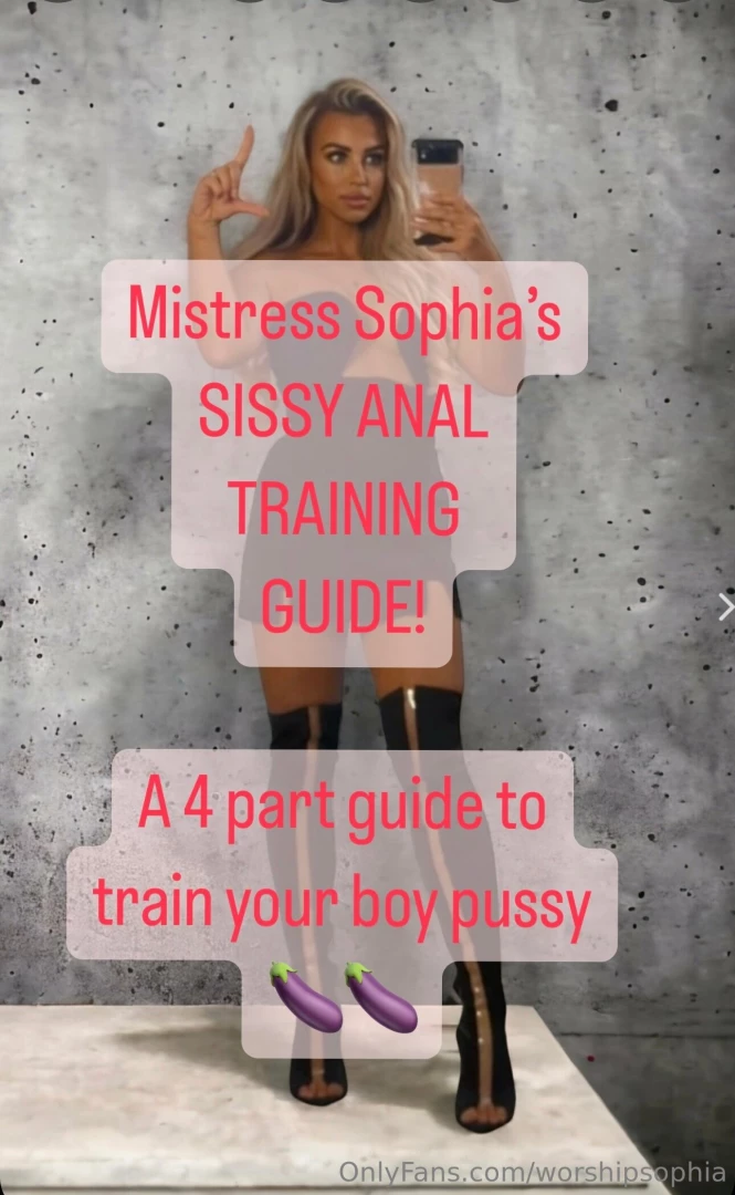 Sissy anal training guide mistress sophia s brand new audio guide to 